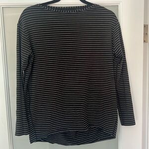Lululemon long sleeve striped workout top (M/L)